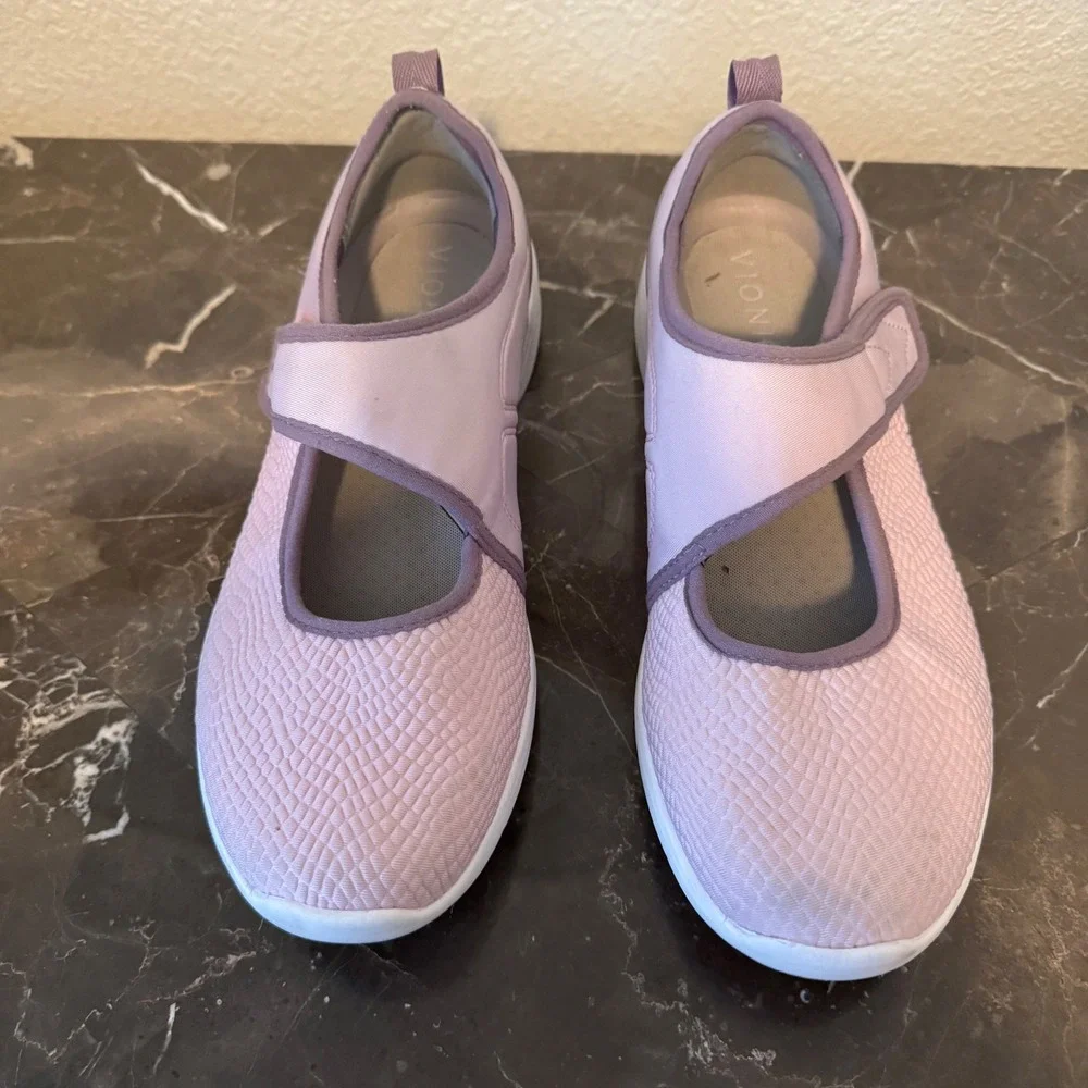 Vionic Sonnet Mauve Pink Mary Jane Walking Sneakers Shoes ASR1692 Womens 10 - Picture 3 of 7